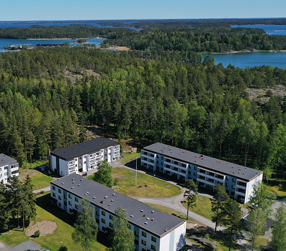 Saaristonkodit kerrostalo kesämökkinä