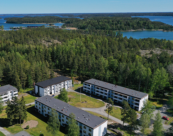 Saaristonkodit - kesämökki - maisema